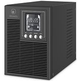 Atlantis A03-OP1002 - UPS OnLine - Toren - 1000 VA - 900 W - LCD-display - 4 IEC-uitgangen - USB - RS-232-serie