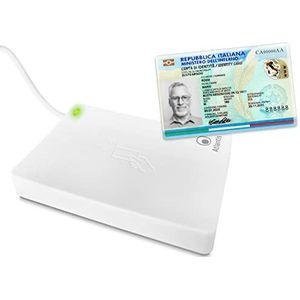 Atlantis cie 3.0 Italiaanse elektronische identiteitskaart, geschikt voor INPS, inail, gezondheidsbrieven, ANPR enz. Contactloze smartcard-lezer voor pc, USB-poort