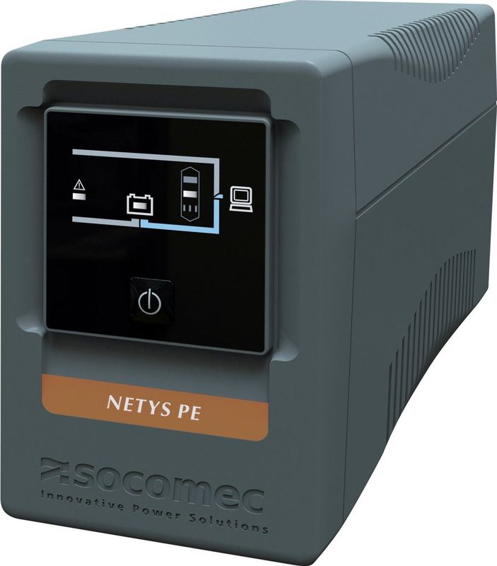 Socomec - NETYS PE NPE-0850 - UPS - Line-Interactive - 0,85 kVA - 4 AC-uitgangen