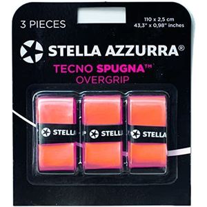 Stella Azzurra Tecno Moos, Overgrip Unisex, Volwassenen, Neon Orange, One Size