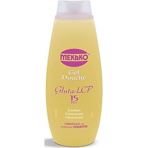 Mekako Gel Douche Gluta Lcp Exfoliant, eclaircissant, Adoucissant - 420 ml