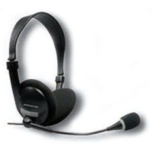 Mediacom Cuffia AP855 Zwarte Supraaural Hoofdtelefoon (Supraaural, met draad, 180 m, zwart)