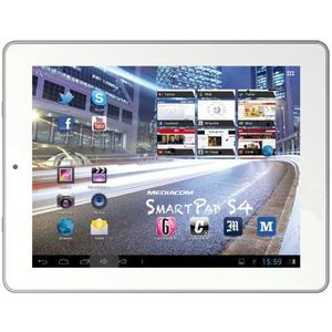 Tablet MediaCOM Smartphone 9,7 inch HD 16 GB Android Quad Core CPU-wit
