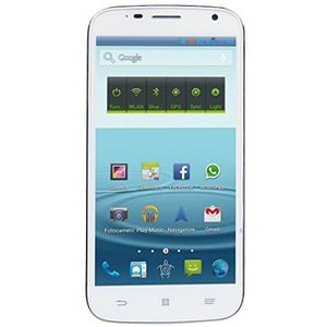 Mediacom PhonePad Duo G550 4GB Wit - smartphones (Dual SIM, Android, GSM, HSPA, UMTS, WCDMA, Micro-USB B, Bar)