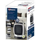 Termozeta - Ventilatorkachel - Oscillerende Luchtverhitter - 1500 Watt - Ventilator - 2 Standen - Warmte - Overhittingsprotectie - Zilver
