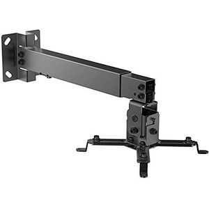 Link Accessori LKBR04 Projectorhouder voor wand/plafondspots, zwart, voor projectoren, 430-650 mm, -8-8°, -15-15°, 237 mm, 203 mm, 650 mm