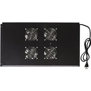 Link LKVENT102N module 4 ventilator voor kasten 22/42U Profondi 1000 Link zwart