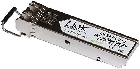 Link lksfplc12 module MiniGBiC multimode LC Duplex 1000Base-SX, 850 nm 1,25 Gbps 550 MT met DDM