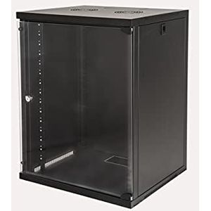 LINK LK1915UN Rackkast 19"" 15 wandeenheden voor netwerk, 750 x 540 x 450 mm, zwart