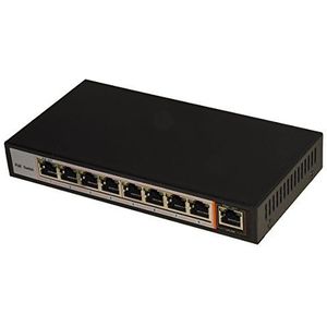 Link lkspoe8 Netzwerk Switch 8 Ports PoE + 1-Port Uplink 10/100