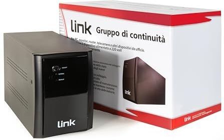 LINK - LKUPS1200 - Doorgangsgroep - 1200 Va - 720 Watt - Metalen Behuizing