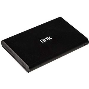 LINK LKLOD255 externe behuizing van aluminium voor SATA-harde schijf 2,5 inch met USB-poort 3.1 (Gen 2) Type C snelheid 10 Gbit/s
