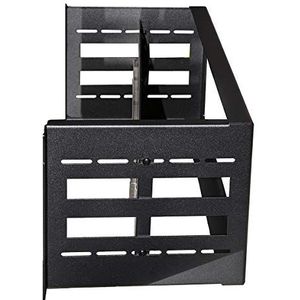 LINK LK19RAIL 4U houder voor kasten 19 inch voor installatie van apparaten op Din Rail kleur zwart