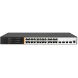 LKSWPOE241L3 Netwerkswitch 24 poorten Poe 400 watt + 4 SFP 10 Gigabit-poorten en één poort console Layer 3