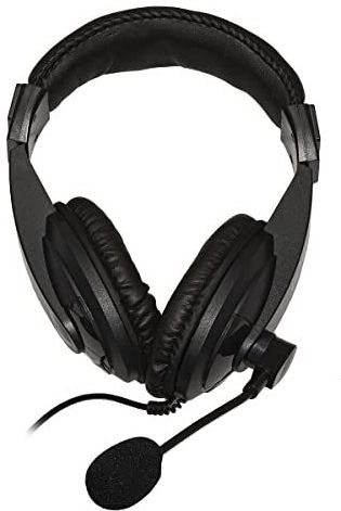 Link - LKHS1X35 - Hoofdtelefoon - Zwart - 3,5 mm Aansluiting - Draaibare Microfoon