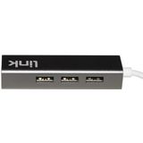 LINK USB-C hub met 4 USB 3.0 poorten