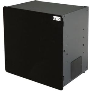 LINK Box per DISPOSITIVI Home avec porte NERA IN VETRO MM 345 (L) X 232(P) X 345 (A) WiFi Box Marque