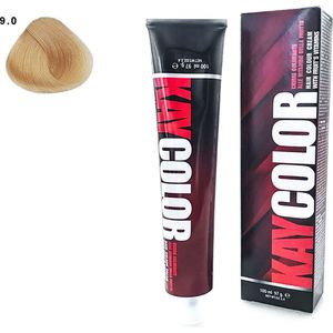 Kay Color - Haarkleurcrème - 100 ml - 9.0 - Natuurlijke Pigmenten
