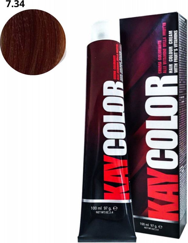 Kay Pro Haarverf Kaycolor Hair Colour Cream With Fruit's Vitamins 7.34 100ml