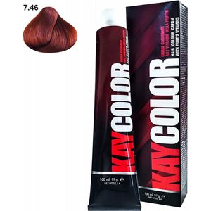 Kaycolor Hair Colour Cream With Fruit's Vitamins 7.46 100ml