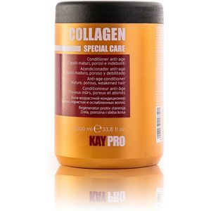 KayPro Collageen Conditioner 1000 ml - Conditioner voor lang haar - Versterkt Rijp, Poreus en Verzwakt haar