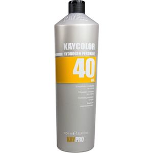 KayPro Kay Color Oxy Emulsion 40 Vol / 12% 1000 ml - oxidatiecrème voor haarverf en blondeerpoeders / ontkleuringspoeders
