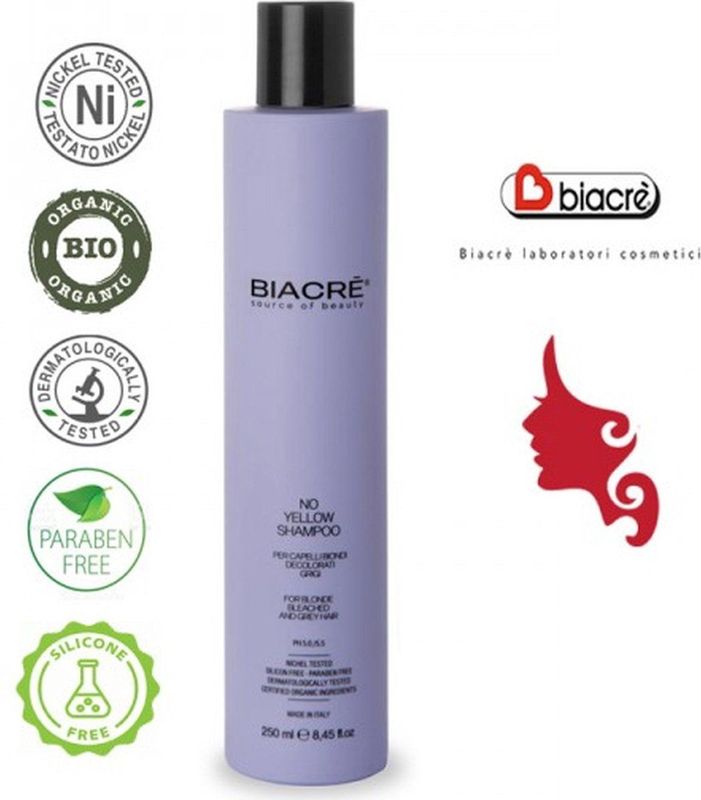 Biacrè - No Yellow Shampoo - 250ml - Blond Haar