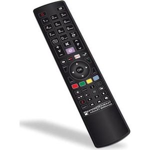 G.B.S. Elettronica Universele afstandsbediening met multibrandsymbool (Universele afstandsbediening), Afstandsbediening, Zwart