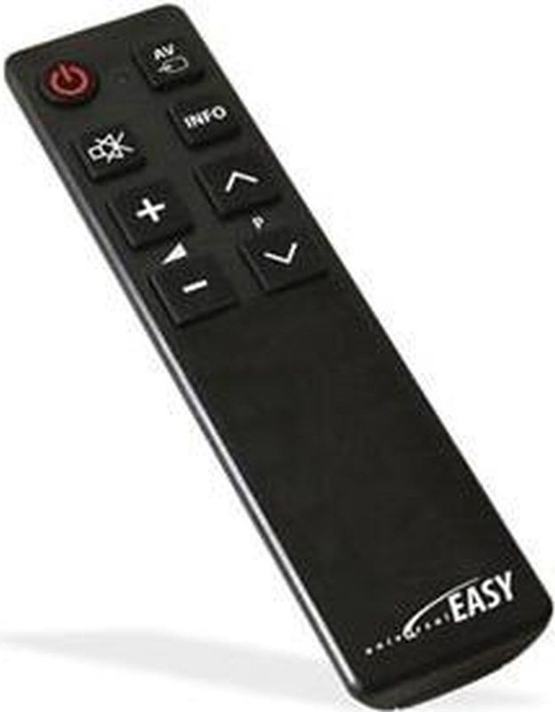 Velleman Universele Afstandsbediening Voor TV (Universele afstandsbediening, Infrarood), Afstandsbediening, Zwart