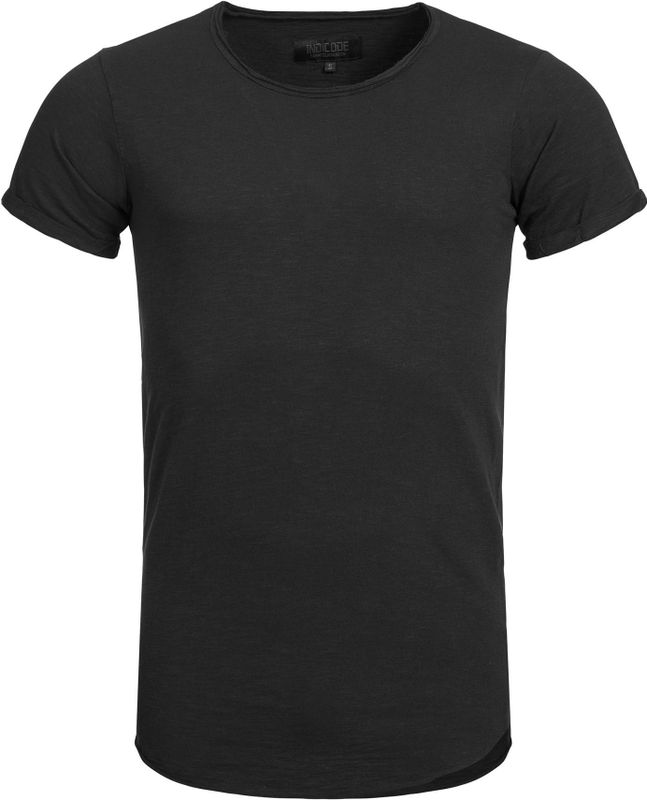 INDICODE JEANS - Willbur - Shirt - Zwart Gemêleerd