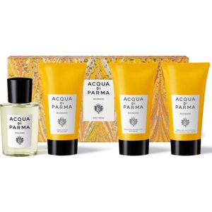 Acqua Di Parma - Barbiere Daily Ritual - Set - 20ml EDC - 40ml Scheercrème - 40ml Gezichtsreiniging - 40ml Gezichtscrème