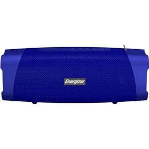 Energizer BTS-105 draagbare bluetooth-luidspreker met powerbank, microfoon voor handsfree bellen, FM-modus, compatibel met smartphones/tablets, MP3-apparaten, blauw