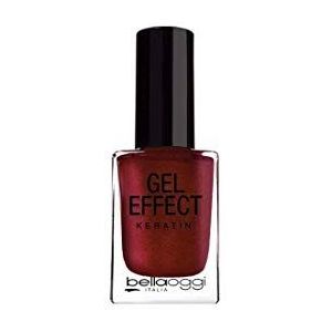 bellaoggi Gel Effect Keratin Nail Polish Nagellak Tint Fire Red 10 ml