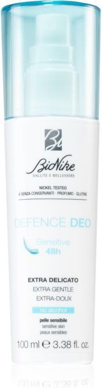Bionike Defence - Deo Sensitive 48H melkspray, anti-transpirant, absorbeert zweet tot 48 uur, geeft de oksels kalmeert en beschermd, dermatologisch getest, 100 ml