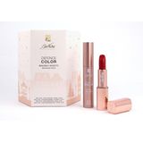 BioNike Cadeauset voor dames Defence Color – Creamy Velvet Lippenstift Ultra Comfort Nr. 110 Rouge 3,5 ml en Mascara Extra Volume Zwart, 11 ml