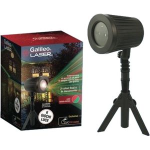 Galileo S.p.A. 2418860 Binnen & buiten Discolaserprojector Zwart stroboscoop- & discolamp