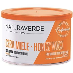 Naturaverde Hypoallergene epilleerwax met kaak- en bijenwas, 400 ml