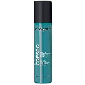 Vitalcare Antikroes - vochtbestendige haarlak, voor kroeshaar en ongedisciplineerd haar, ecologisch haar, natuurlijke bevestiging, zonder gas, 250 ml