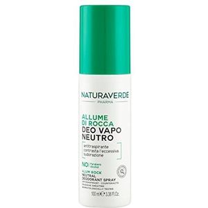 Naturaverde | Pharma deodorant, Alaunst, deodorant, neutraal alunst, deodorant, parfum met kamille-extract en aloë vera-gel, geen gas, geen alcohol, 100 ml