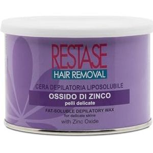RESTASE | Vetoplosbare ontharingswas, zinkoxide, delicate huid, 400 ml, gemaakt in Italië