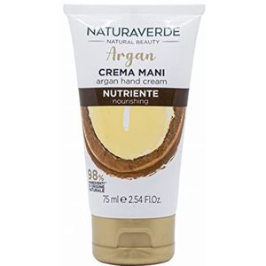 Naturaverde Natural Beauty Handcrème met biologische arganolie, voedende handcrème, biologische crème, handcrème, 75 ml
