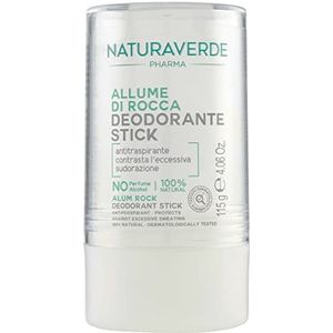 Naturaverde | Pharma - Deodorantstick, steenaluin voor de gevoelige huid, 100% natuurlijk, 115 g