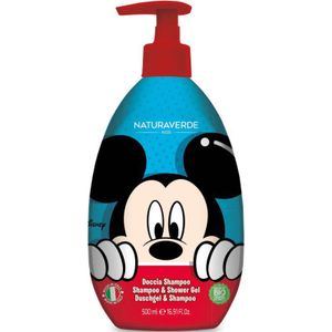 Disney Mickey Mouse Shampoo & Shower Gel Shampoo en Douchegel 2in1 voor Kinderen 500 ml
