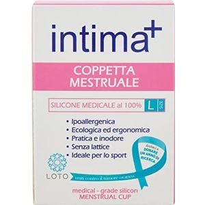 Intima + Menstruatiecup gemaakt van medische siliconen, groot formaat