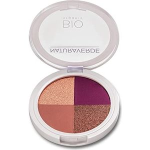 Naturaverde | BIO Make Up - Oogschaduwpalet, professionele oogschaduwpalet, oogschaduw voor dames, schoonheid dames, oogschaduw, cosmetica ombretti, cosmetica MakeUp, cosmetica, 8 g, nr. 02