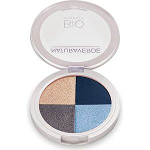 Naturaverde | BIO Make Up - Oogschaduwpalet Oceaan, professionele oogschaduwpalet, oogschaduw ogen, make-up dames, schoonheid dames, oogschaduw, oogschaduw, cosmetics MakeUp, 8 g, nr. 04