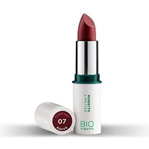 Naturaverde | BIO Make Up - langdurige lippenstift, lippenstift, Ultra Comfort, volledige kleur, dekkend, hoge pigmentatie, dames make-up, lipstick, cosmetica, mauve, 4g, nr. 07