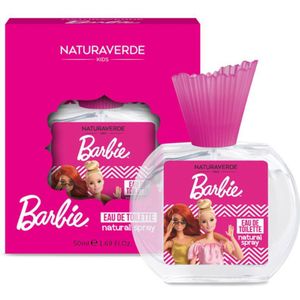 Naturaverde | Kids - Mattel Barbie - Eau de toilette spray voor kinderen, aangename geur op de huid, bevat alcohol, natuurlijke spray, 50 ml