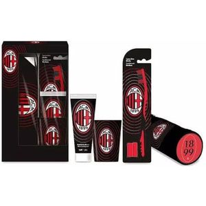 EP Line - AC Milan - Mondverzorging Set - Kinderen - Tandpasta 75 ml - Tandenborstel - Etui