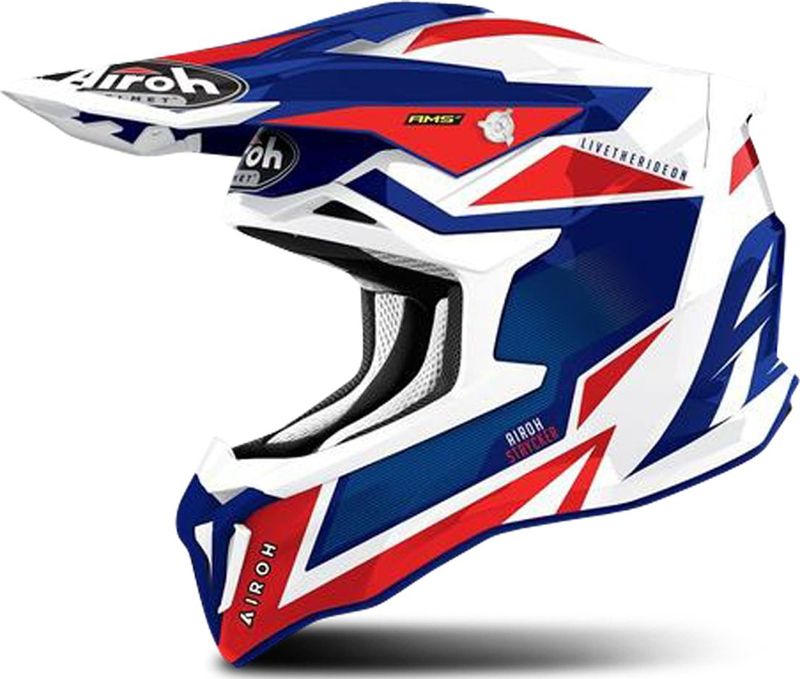 Airoh - Striker Axe - Motocross Helm - Rood